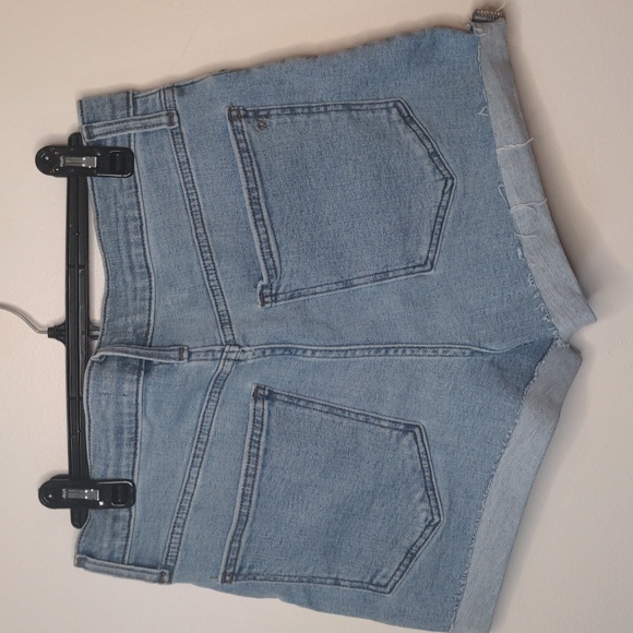 Madewell high-rise blue denim shorts NWT 29 - Picture 7 of 8